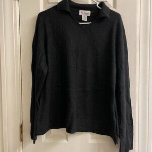 Vintage Westbound Black 100% Cashmere Pullover Sweater